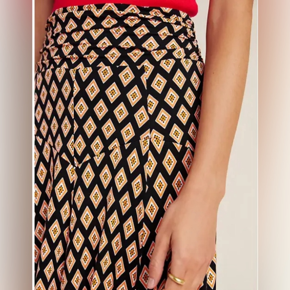 Anthropologie Maeve Abstract Maxi Skirt .